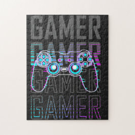 Gamer mit Controller