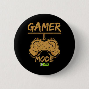 Gamer-Modus aktiviert – Perfekt für Hardcore-Spiel Button