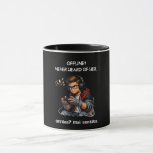Gamer-Mug Offline-Zitat Tasse