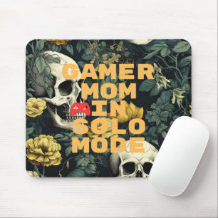Gamer-Mutter-Solo-Modus-Gaming-Design Mousepad