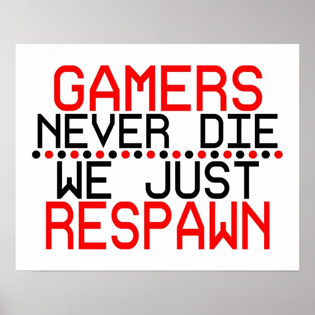 Gamer neu gepaart poster (Vorne)