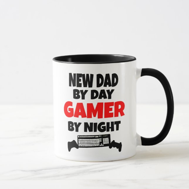 Gamer New Dad Tasse (Rechts)