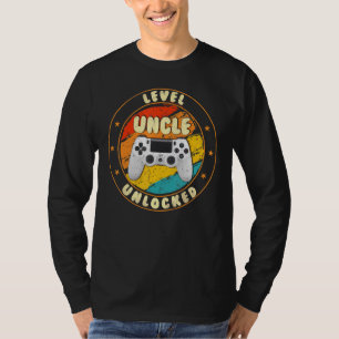 Gamer New Oncle Vater Mama Baby Ankündigung Pregna T-Shirt