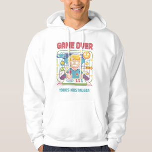 Gamer Nostalgia der 1980er Jahre - Pixel Art Joyst Hoodie