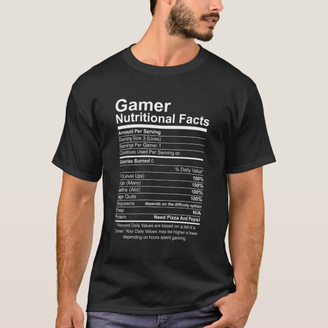 Gamer Nutriacts - Neues Videospiel Lover W T-Shirt (Vorderseite)
