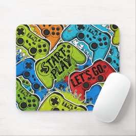 Gamer Pattern Mousepad
