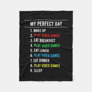 Gamer Perfect Day Fleecedecke