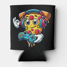Gamer Pizza Video Gaming Food Cooler Dosenkühler