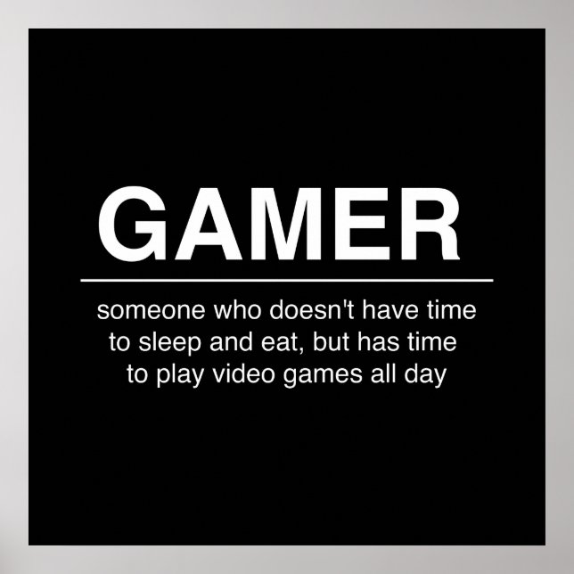 GAMER POSTER (Vorne)