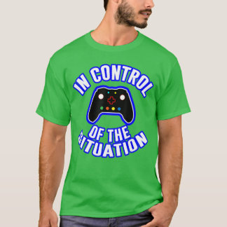 Gamer präsentiert cleveren Gaming-Spruch Videospie T-Shirt