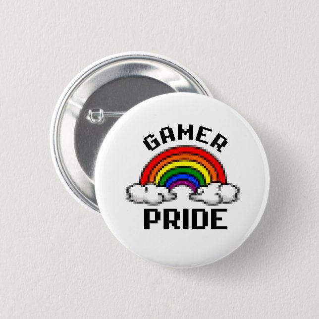 Gamer Pride Button (Vorne & Hinten)