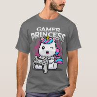 Gamer Prinzessin Konsole Gaming Einhorn Computer G