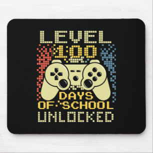 Gamer Retro 100. Tageslehrer 100 Tage Schule B Mousepad