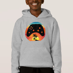 GAMER RETRO GAMING SUNSET HOODIE