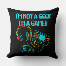 Gamer Retro Neon Kissen