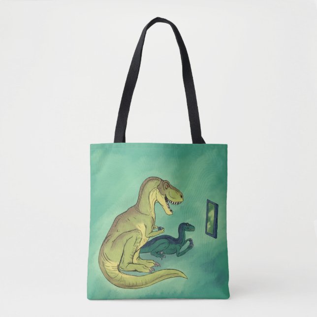 Gamer-Saurus Tasche (Vorderseite)