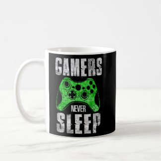 Gamer schlafen nie Video Kaffeetasse