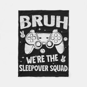 Gamer-Schlafparty für Jungen Lustiger Bruh-Schlumm Fleecedecke