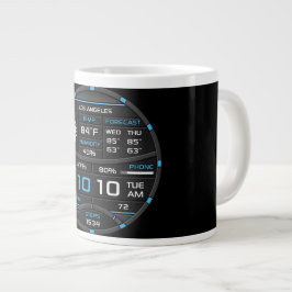 Gamer-Setup-Ästhetik Digitaler Becher Jumbo-Tasse