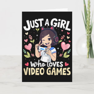 Gamer-Shirt nur ein Mädchen das Videospiel-Gaming Karte