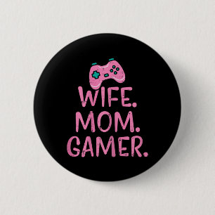 Gamer Shirts Video Gaming Boys Männer Mädchen Gesc Button