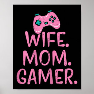 Gamer Shirts Video Gaming Boys Männer Mädchen Gesc Poster