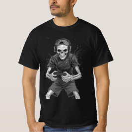 Gamer-Skelett T-Shirt