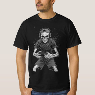 Gamer-Skelett T-Shirt