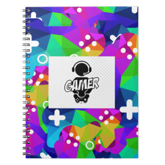 "GAMER" SPIRALKANALBOUND NOTEBOOK NOTIZBLOCK