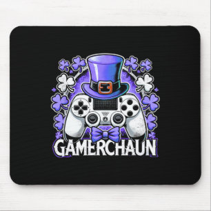Gamer St. Patrick's Day Videospiel Irisches Gaming Mousepad