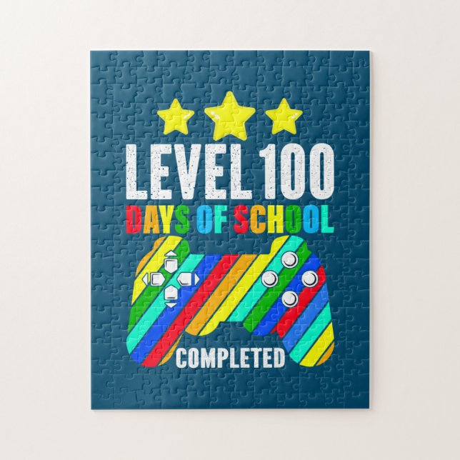 Gamer Stufe 100 Schultage abgeschlossen (Vertikal)