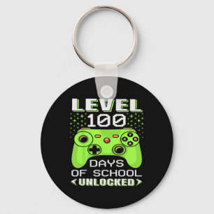 Gamer Suden 100 h Tag pro 100 Tage der Schule Schlüsselanhänger