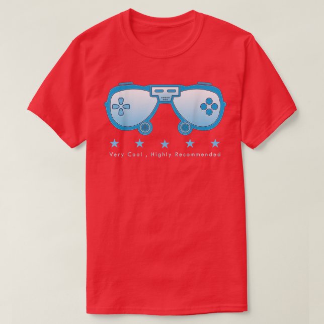 Gamer Sunglasses Video Game Controller Gaming Lieb T-Shirt (Design vorne)