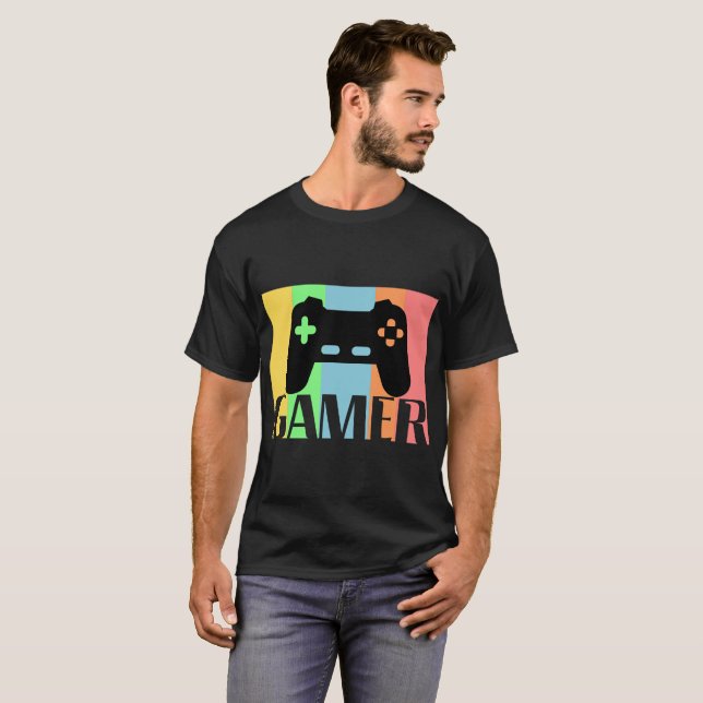 Gamer T-Shirt (Vorne ganz)