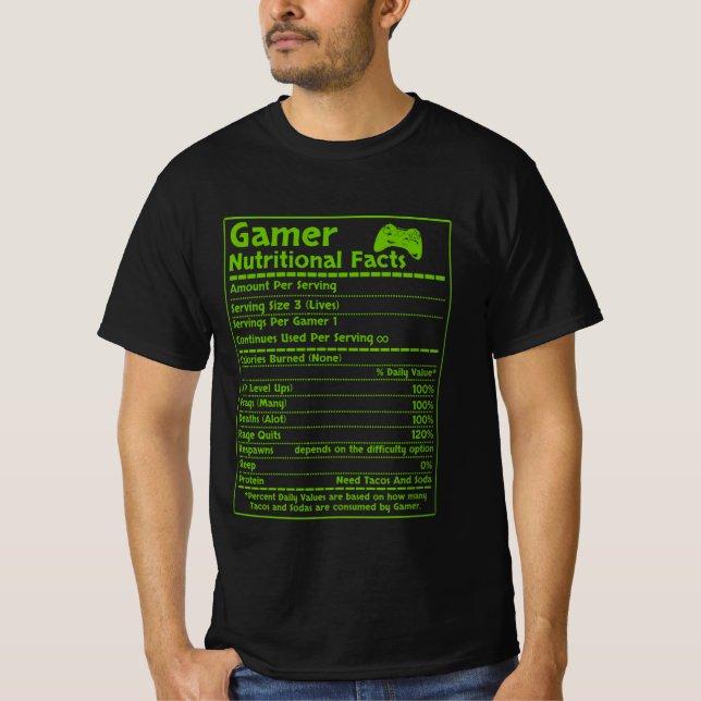 Gamer-T - Shirt (Vorderseite)