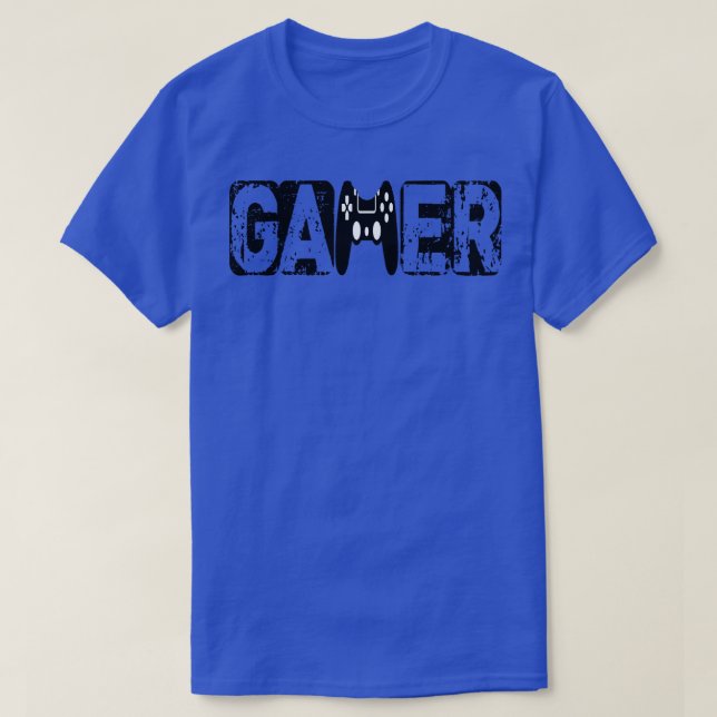 Gamer TShirt Funny Gamer Logo Design Cadeau (Design devant)