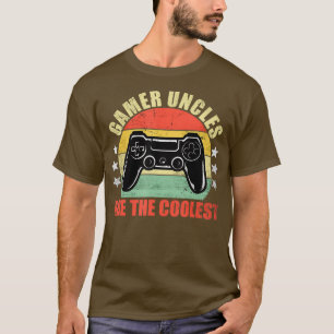Gamer Uncles sind die Coolsten lustigen Videospiel T-Shirt