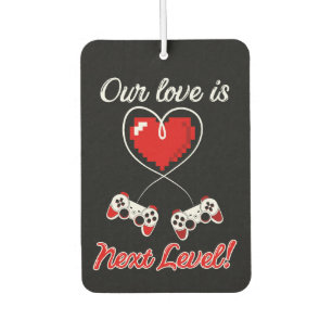 Gamer Valentine Car Freshener Autolufterfrischer