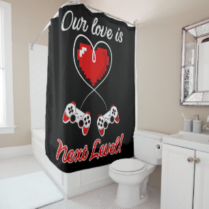 Gamer Valentine Douche rideau