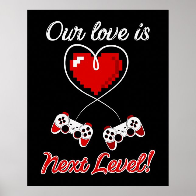 Gamer Valentine Poster (Vorne)