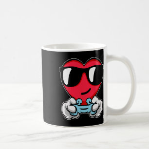 Gamer Valentinstag Niedlich-Videospiel-Controller  Kaffeetasse