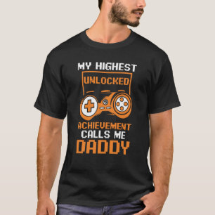 Gamer Vater Meine höchste ungesicherte Leistung ne T-Shirt