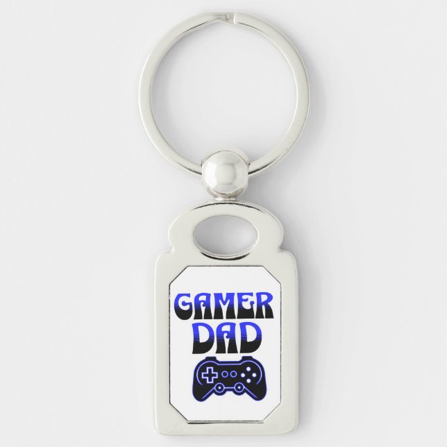 Gamer Vater Schlüsselanhänger (Vorderseite)