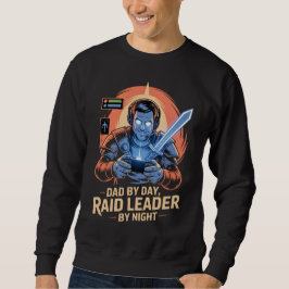 Gamer-Vater T-Shirt Vater bei Tag Raid-Leiter bei Sweatshirt