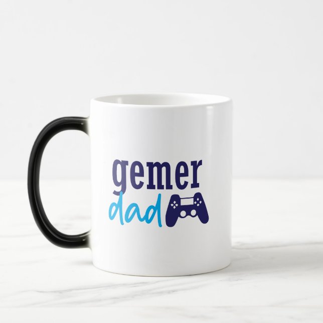 Gamer Vater Verwandlungstasse (Links)
