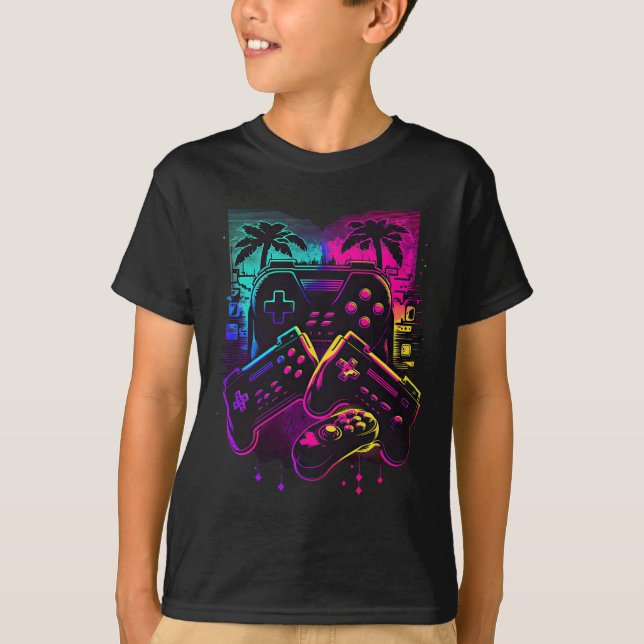 Gamer Video Game Controller 16 T-Shirt (Vorderseite)