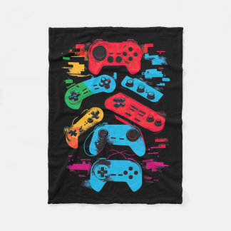Gamer Video Game Controller 18 Fleecedecke