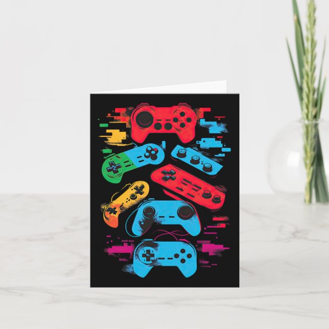 Gamer Video Game Controller 18 Karte (Vorderseite)