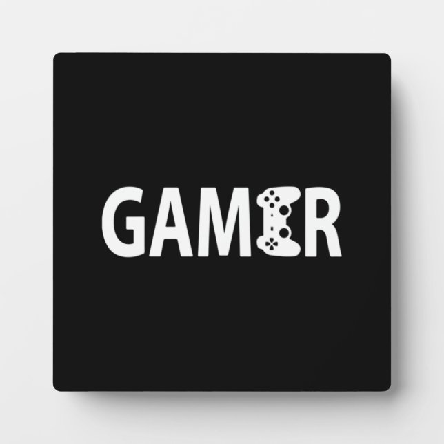 Gamer, Video Game Controller - Gaming Spaß Joke Fotoplatte (Vorderseite)
