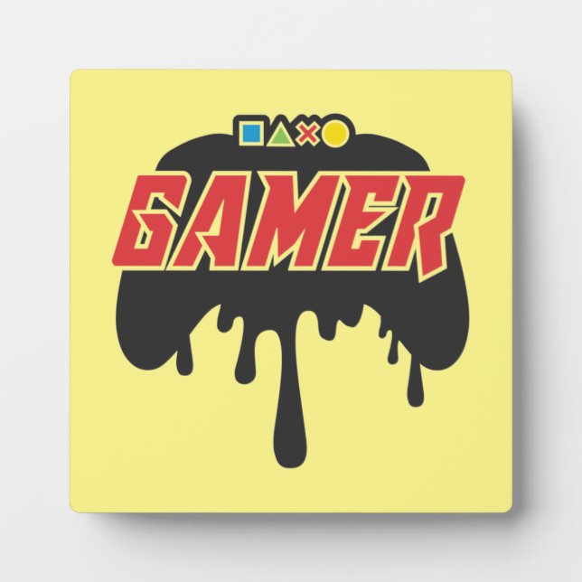 Gamer, Video Game Controller - Gaming Spaß Joke P Fotoplatte (Vorderseite)